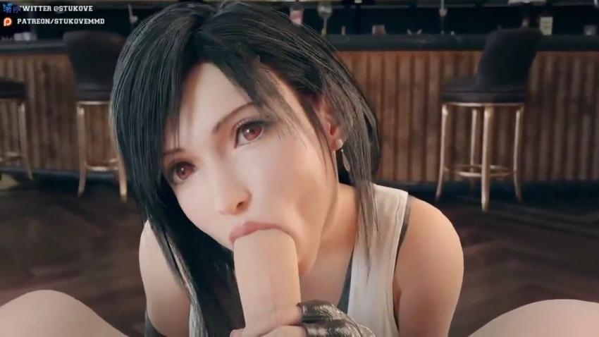 3D蒂法对鸡吧情有独钟最终幻想